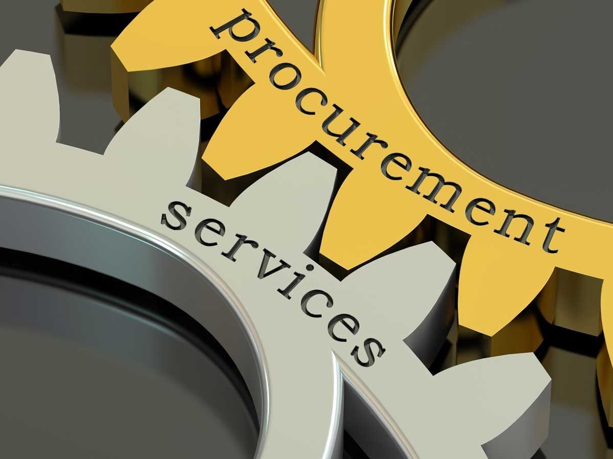 Procurement services gear graphic
